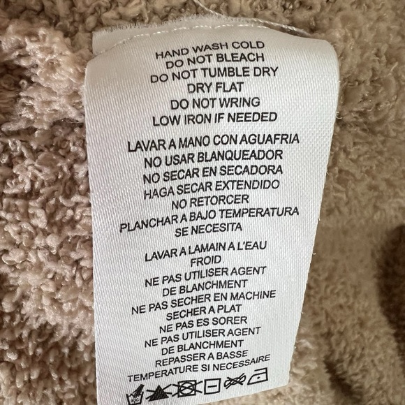 T&S Thread & Supply Ladies Cozy Plush Softest Cardigan with 2 Front Pockets Sz S - Picture 6 of 9